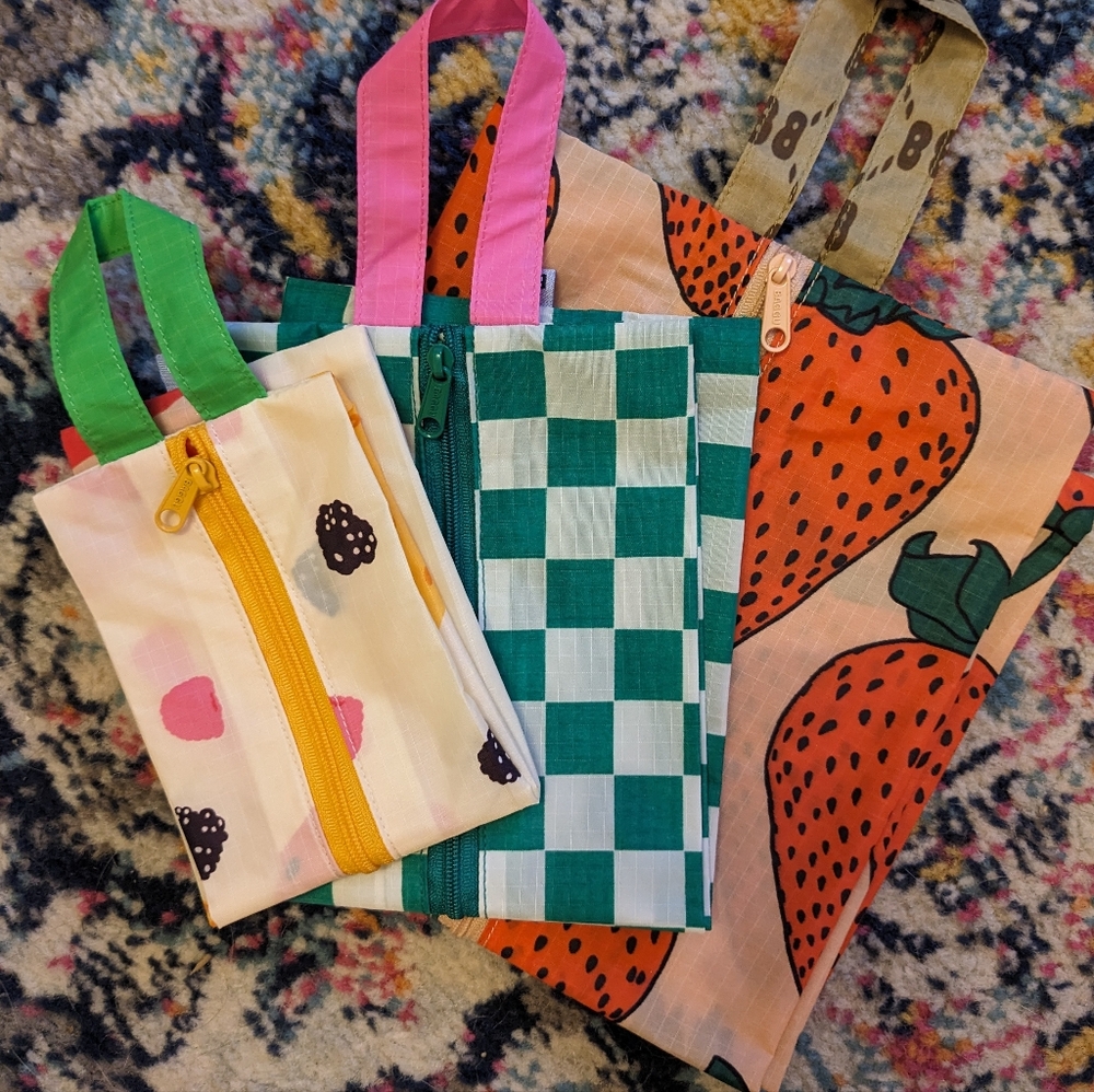 BAGGU 3D Zip Set Deadstock Fruit Stand